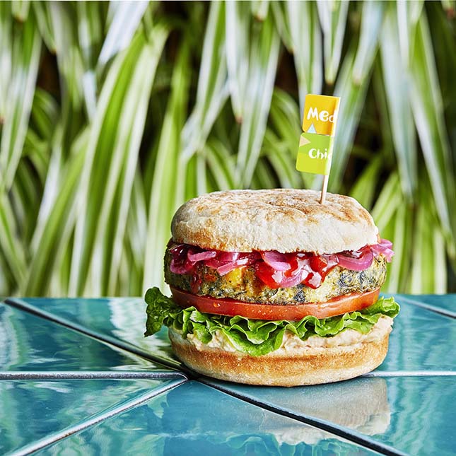 Nando's – Plant-based spiced chickpea burger